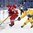 BUFFALO, NEW YORK - DECEMBER 31: Russia's Klim Kostin #24 plays the puck while Sweden's Jacob Moverare #27 defends during preliminary round action at the 2018 IIHF World Junior Championship. (Photo by Matt Zambonin/HHOF-IIHF Images)

